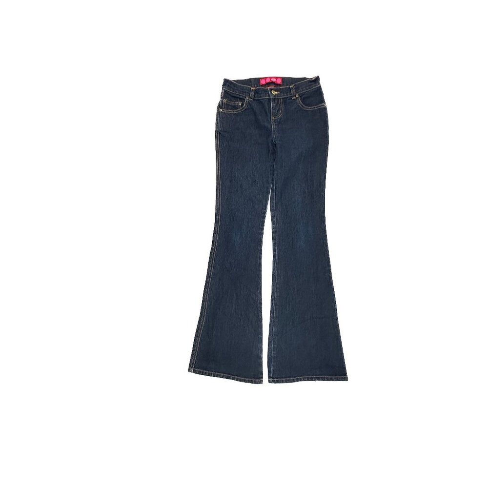 GLO Flare Women's size 0 Dark Wash Blue Denim Jeans